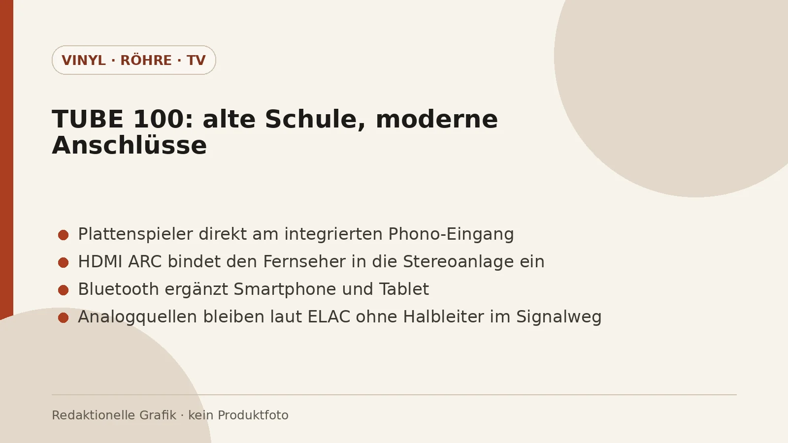 ELAC TUBE 100 und BALTIC EL 100 – redaktionelle Eckdaten zu Phono, Röhrentechnik und Marktstart