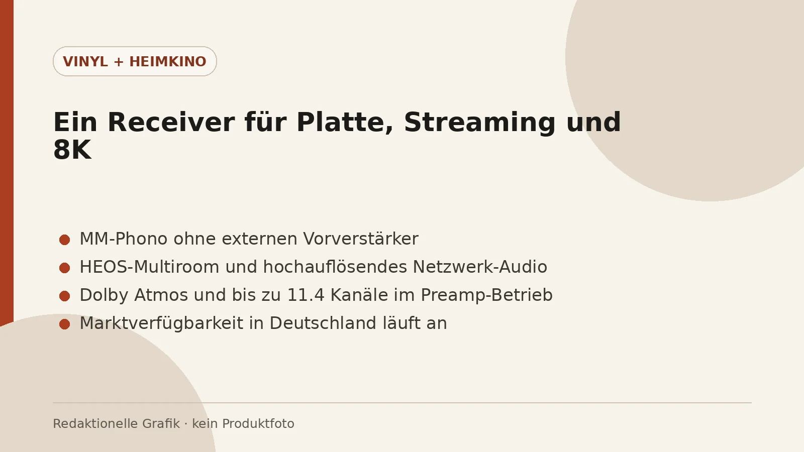 Marantz CINEMA 50 Serie 2 – redaktionelle Eckdaten zu Phono, HEOS, Heimkino und 8K