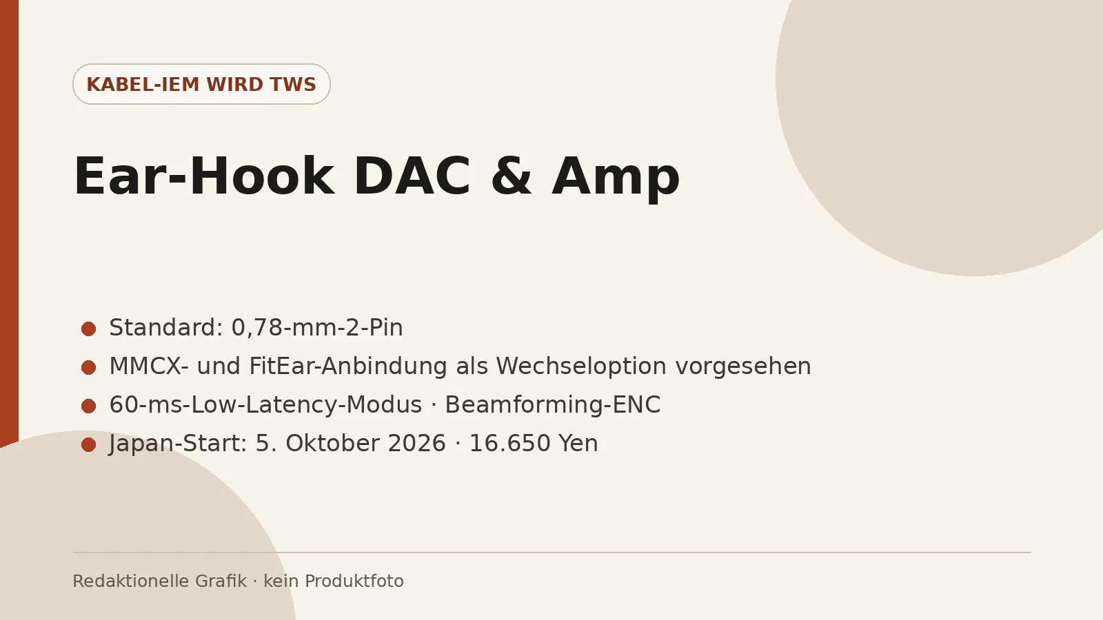MOONDROP EVO II – redaktionelle Eckdaten zu Bluetooth, Codecs, DSP und Akkulaufzeit