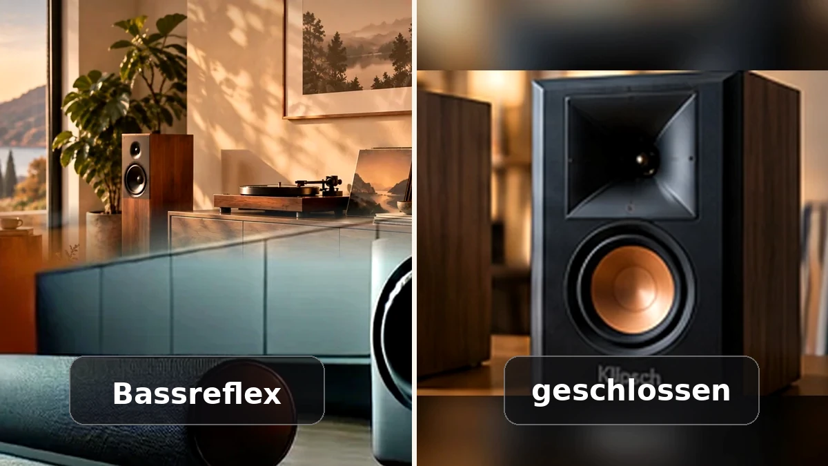 Bassreflex oder geschlossen: Welche Lautsprecherbauart passt besser?