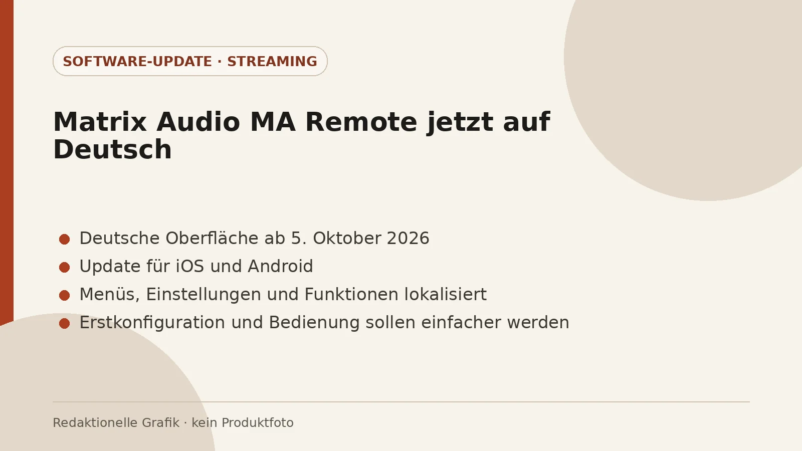 Matrix Audio MA Remote jetzt auf Deutsch: App-Update für iOS und Android