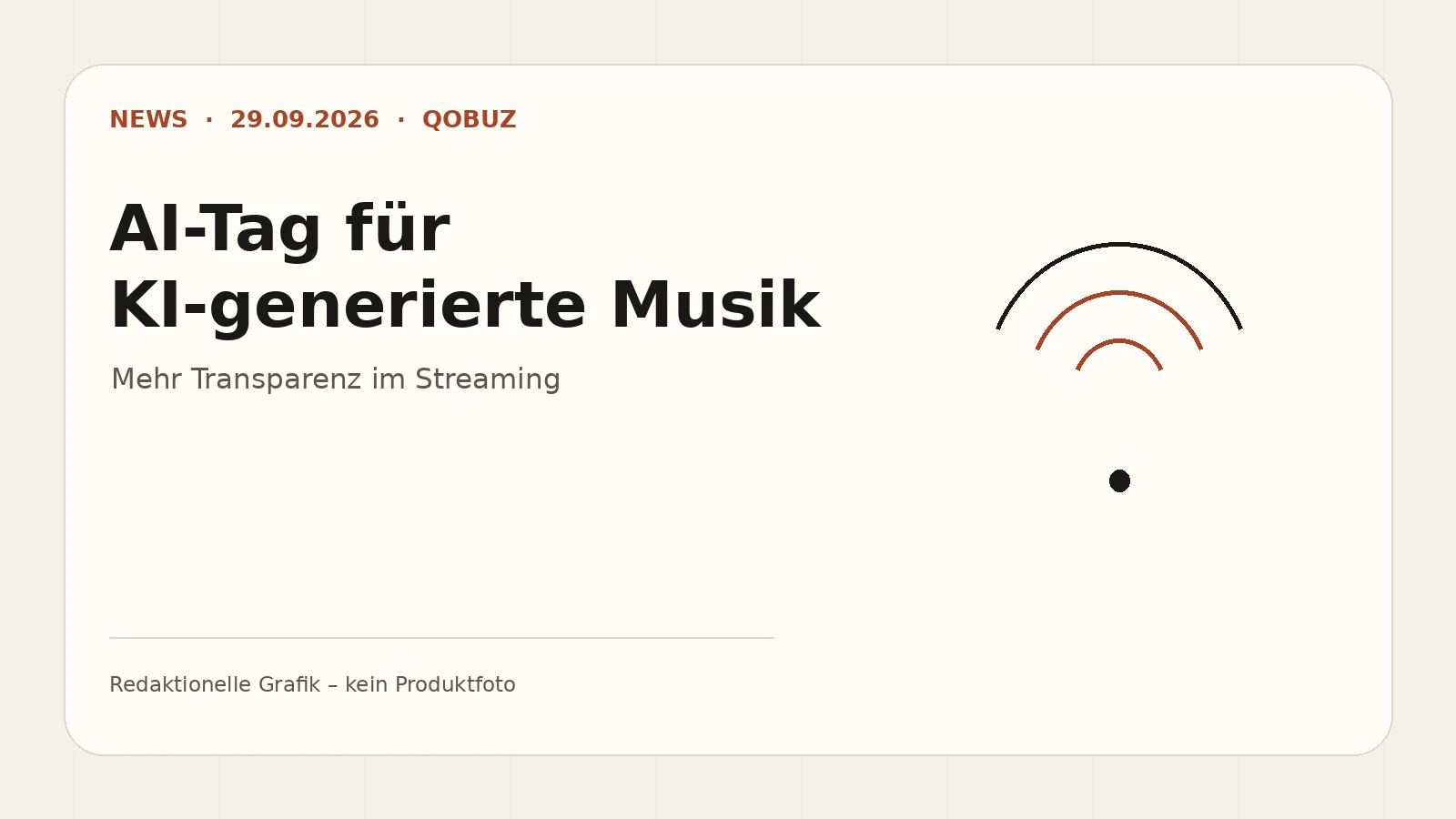 Qobuz kennzeichnet KI-generierte Musik jetzt mit eigenem AI-Tag