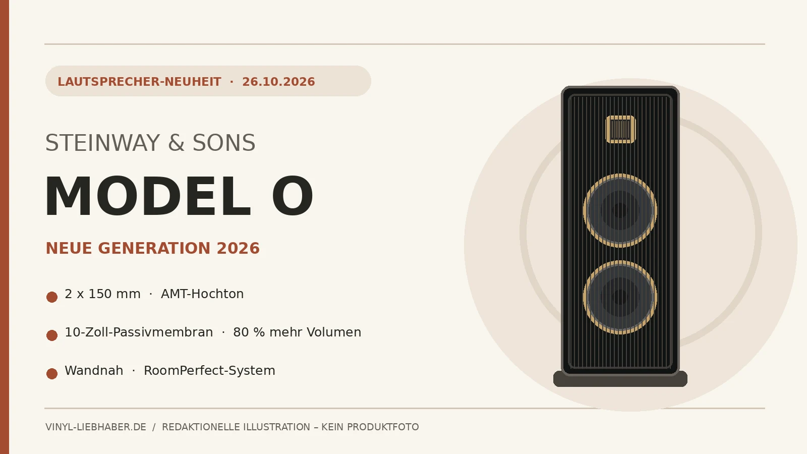 Steinway & Sons Model O (2026): neue Generation für Wandaufstellung