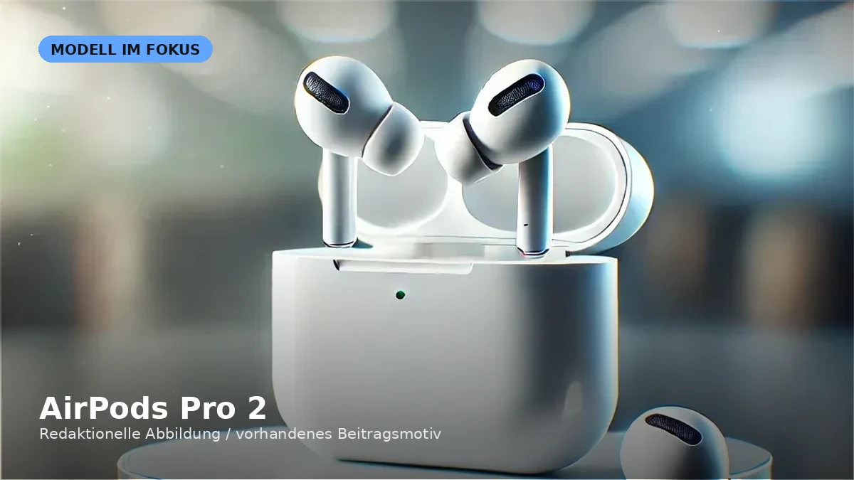 Produktvisual zum Check „AirPods Pro 2 im Check 2026: Für wen lohnt sich die Vorgängergeneration noch?“