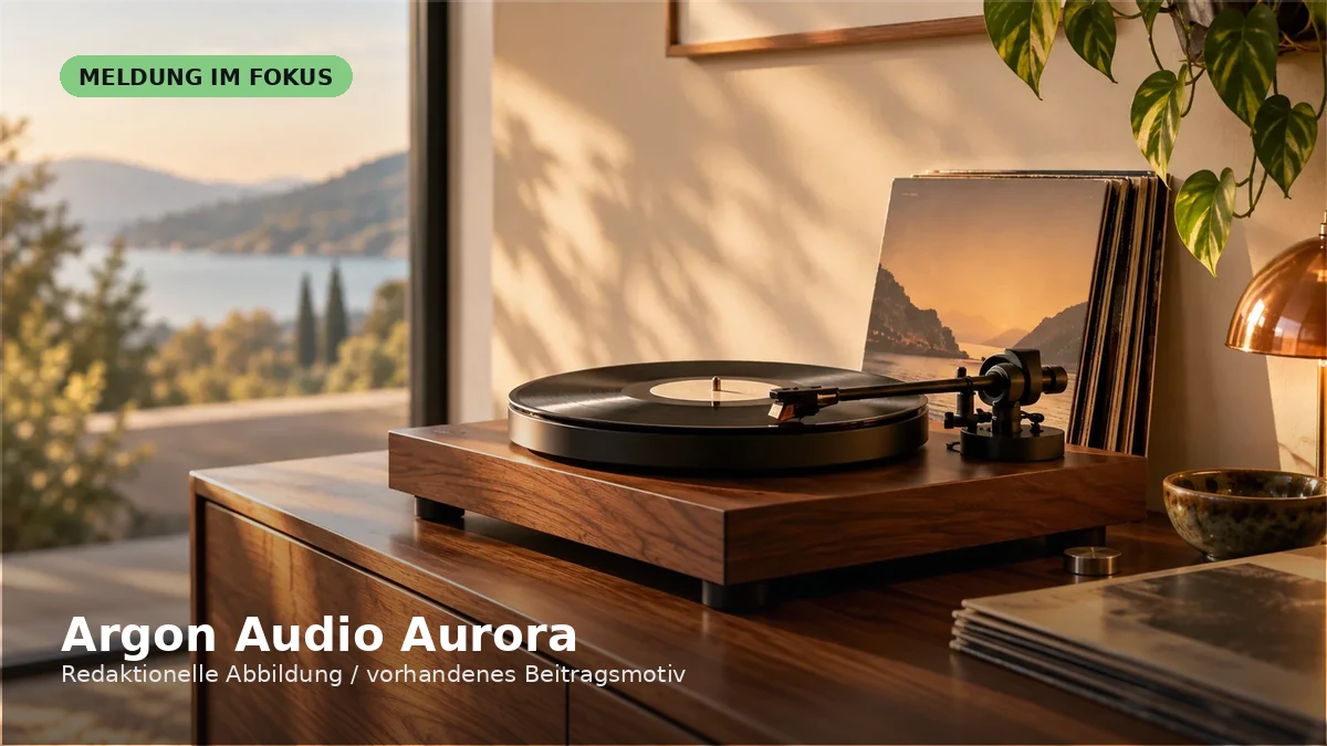 Visual zur Meldung „Argon Audio Aurora: neuer Direktantrieb mit Concorde Music Blue“
