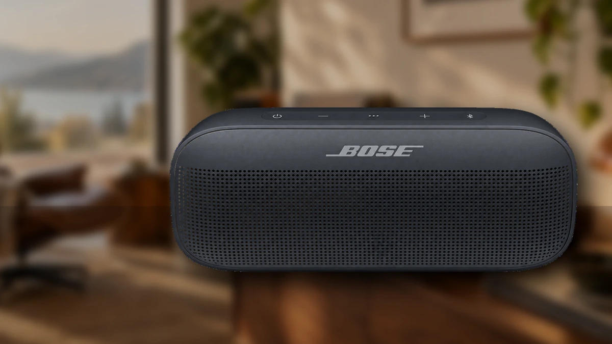 Fotorealistische Produktvisualisierung zu Bose SoundLink Flex (2. Gen.) im Check: kompakt, robust und klar eingeordnet
