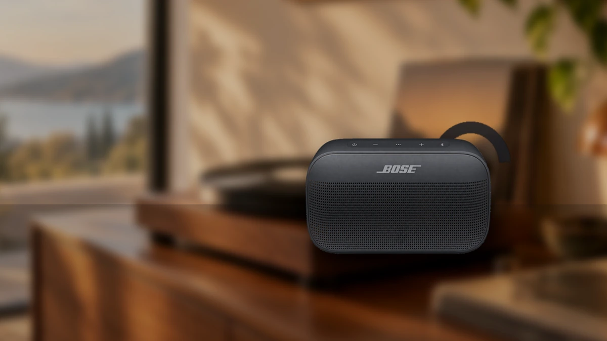 Fotorealistische Produktvisualisierung zu Bose SoundLink Micro (2. Gen.) im Check: die kleinste aktuelle SoundLink-Box