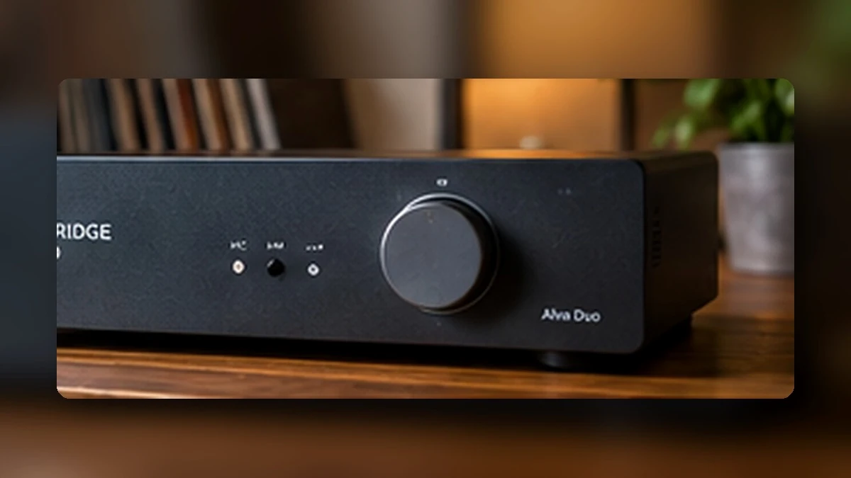 Redaktionelle Produktvisualisierung des Cambridge Audio Alva Duo