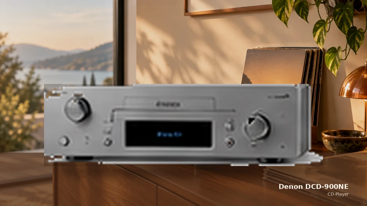 Redaktionelle Produktvisualisierung des Denon DCD-900NE