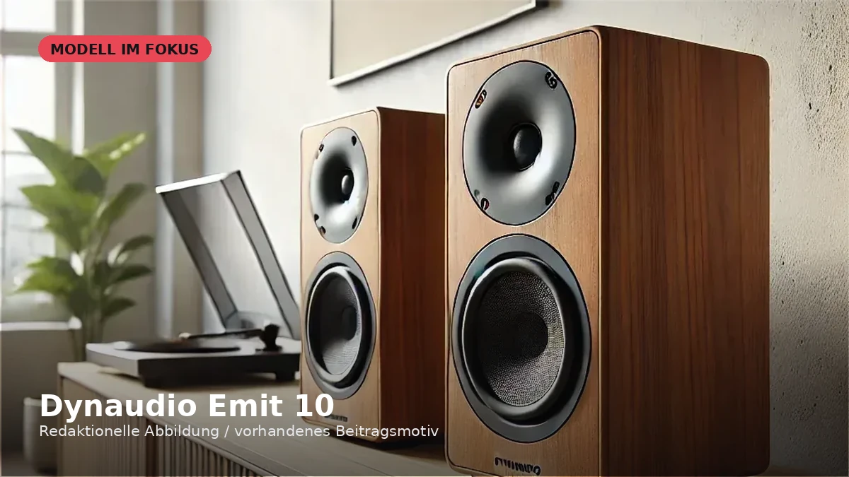 Produktvisual zum Check „Dynaudio Emit 10 im Check: kompakter Passivlautsprecher für kleine Räume“
