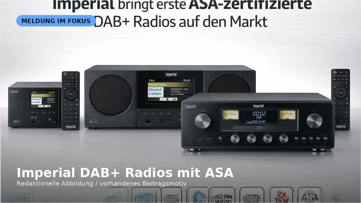 Visual zur Meldung „Imperial DAB+ Radios mit ASA: Was die Warnfunktion 2026 bedeutet“