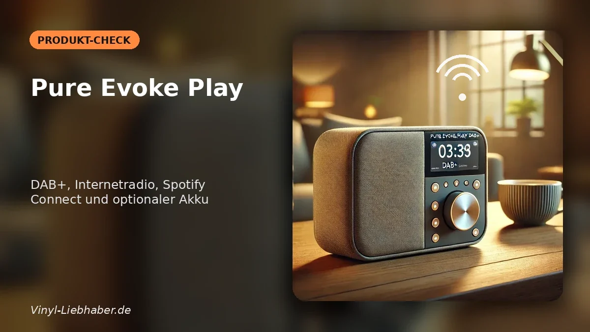 Internetradio im Wohnzimmer mit visualisierter WLAN-Verbindung zu Smartphone und Router