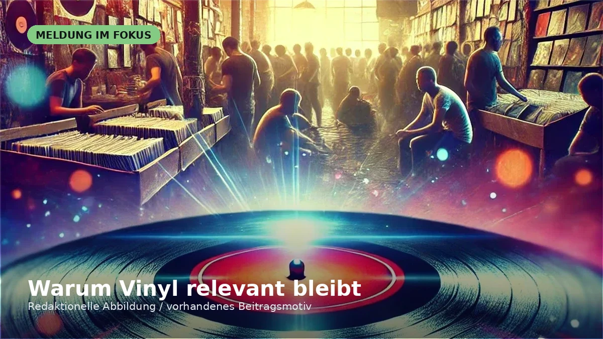 Visual zur Meldung „Warum Vinyl relevant bleibt: Schallplatten zwischen Ritual, Sammlung und moderner HiFi-Technik“