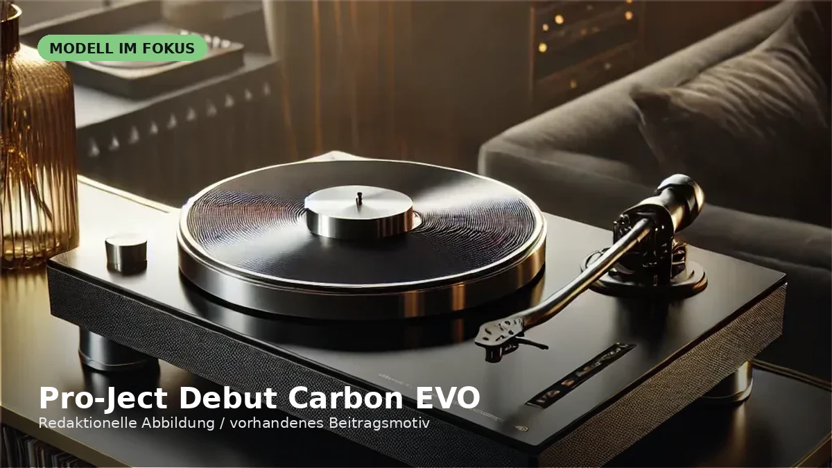 Produktvisual zum Check „Pro-Ject Debut Carbon EVO im Check: Was der Klassiker heute noch kann“