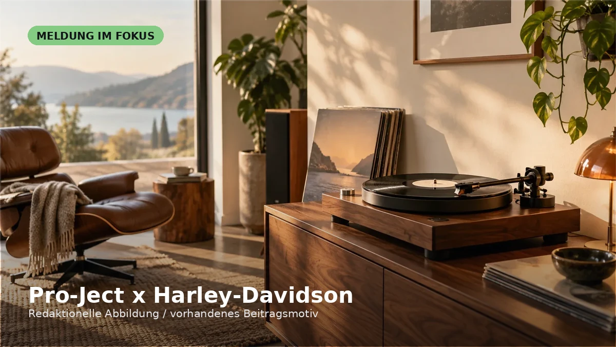 Visual zur Meldung „Pro-Ject x Harley-Davidson: Plattenspieler für 2.590 Euro“