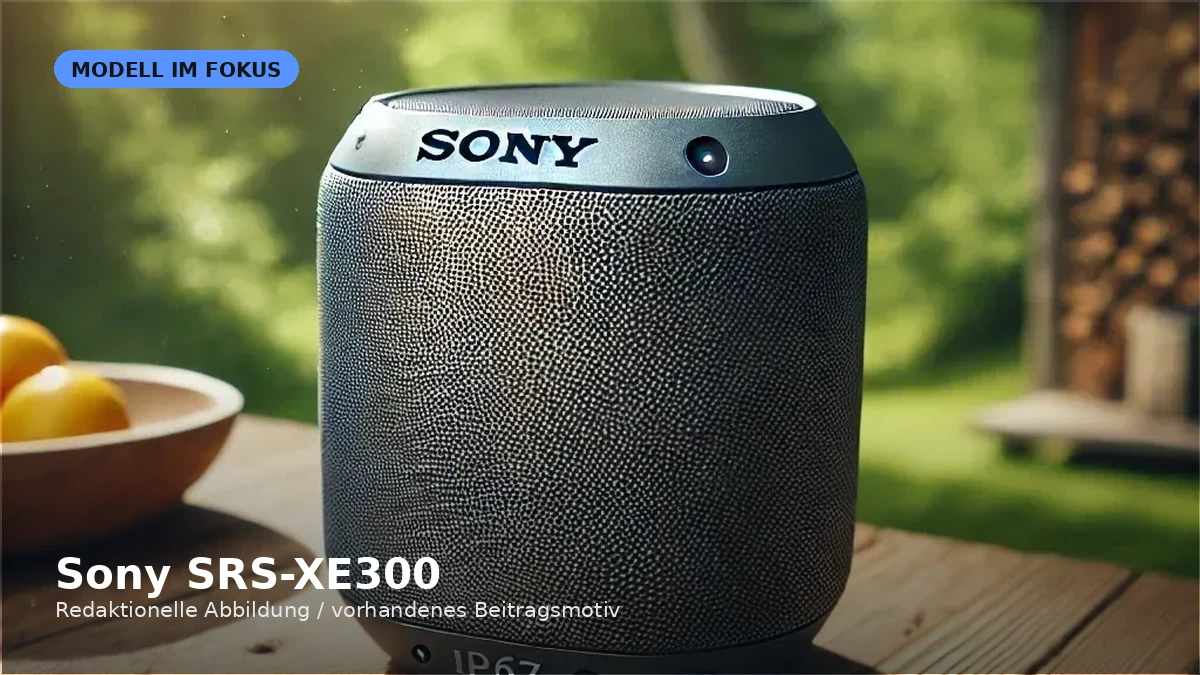 Produktvisual zum Check „Sony SRS-XE300 im Check: robuster Bluetooth-Lautsprecher mit LDAC“