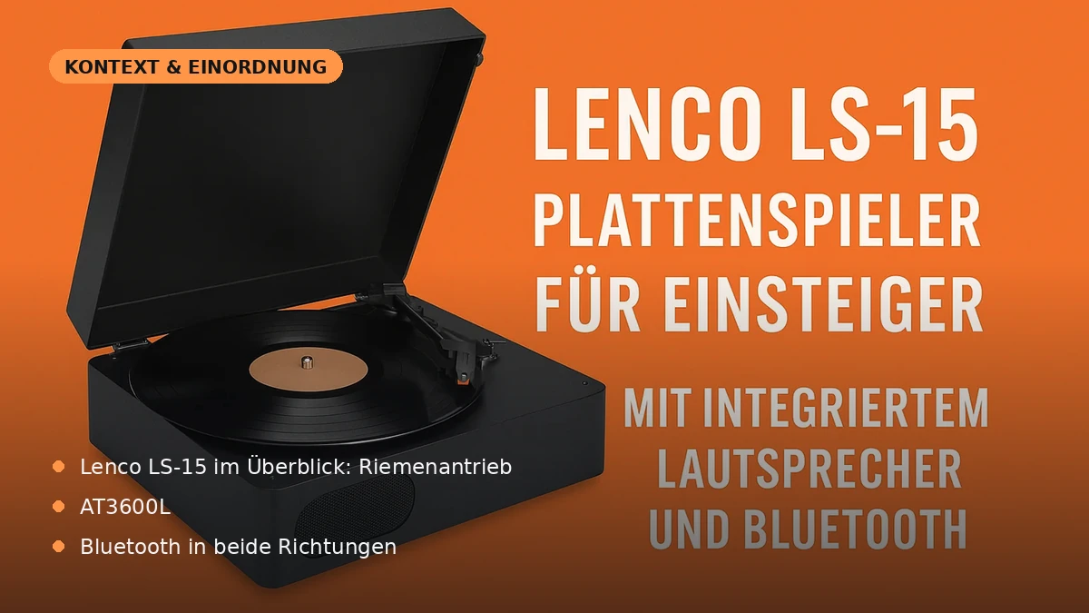 Zusätzliche Einordnung zu „Lenco LS-15: kompakter Plattenspieler mit Lautsprechern und Bluetooth“