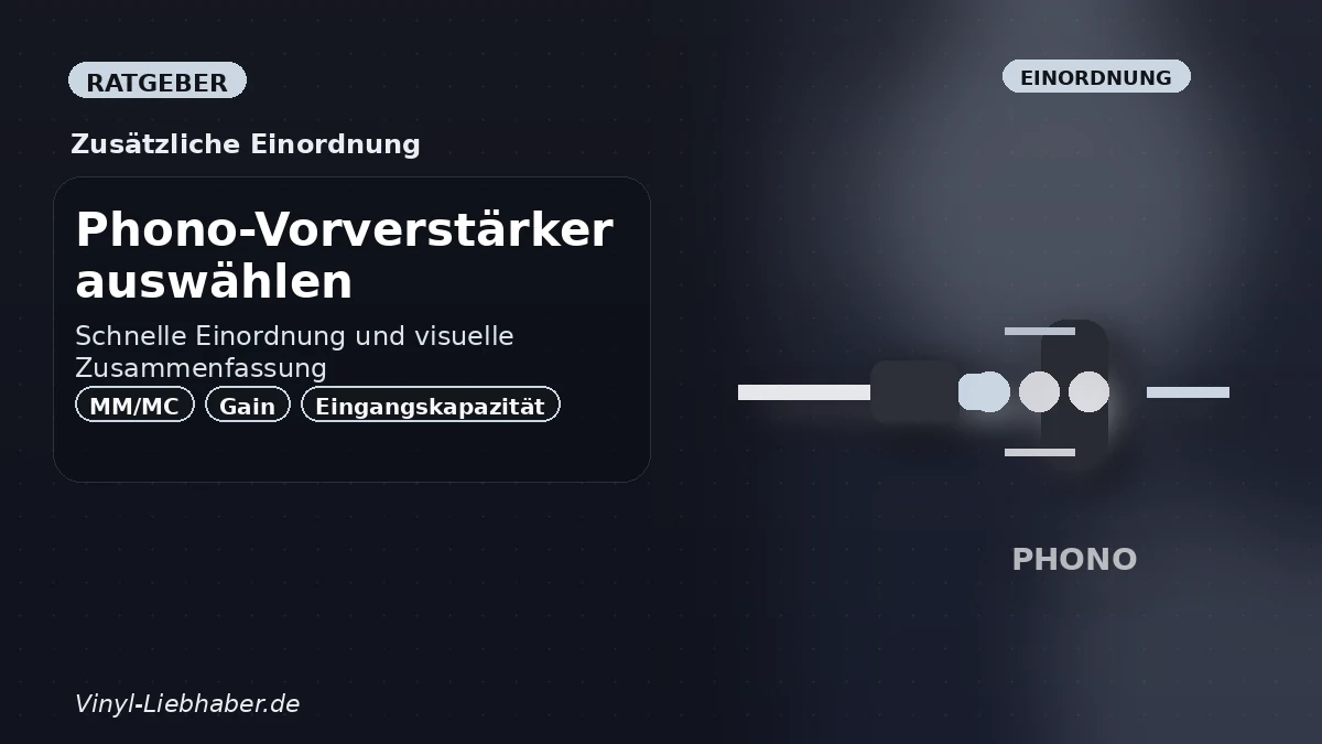 Zusätzliche Einordnung zu „Phono-Vorverstärker auswählen: MM, MC, Gain und Abschluss richtig verstehen“