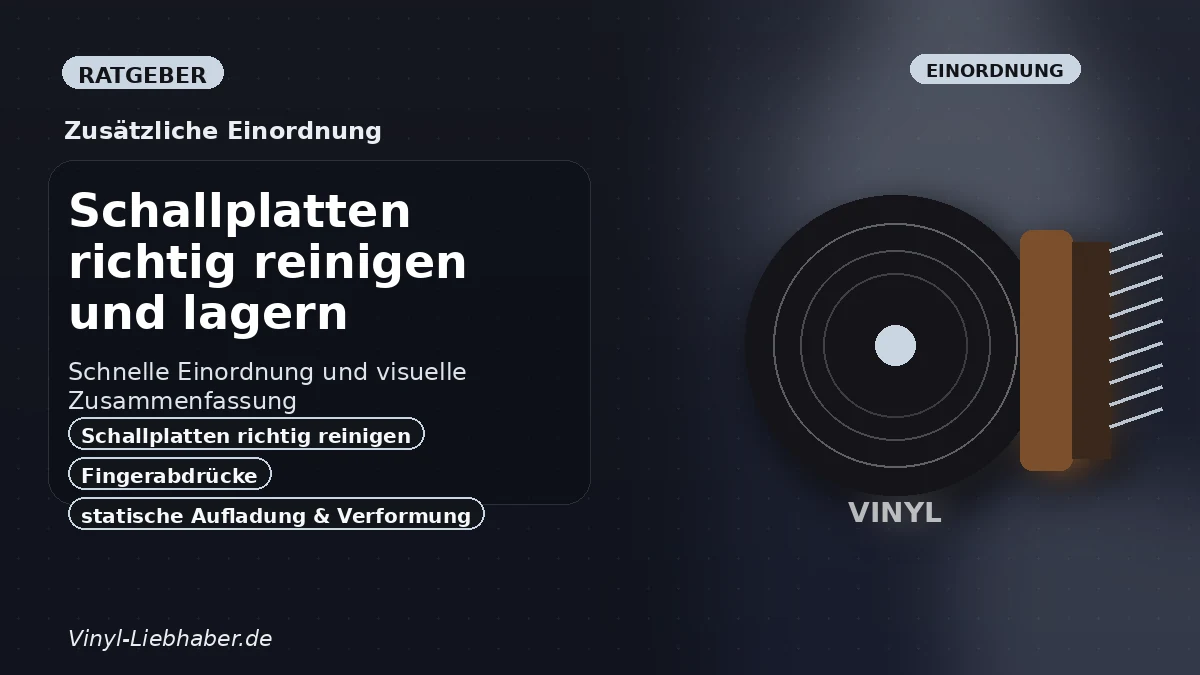 Zusätzliche Einordnung zu „Schallplatten richtig reinigen und lagern: Plattenpflege ohne Schäden“