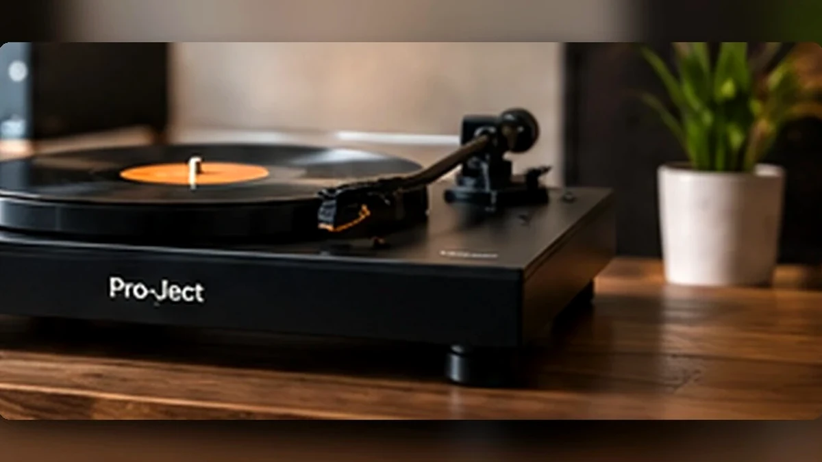 Pro-Ject Debut EVO 2 in einer wohnlichen Vinyl-Szene