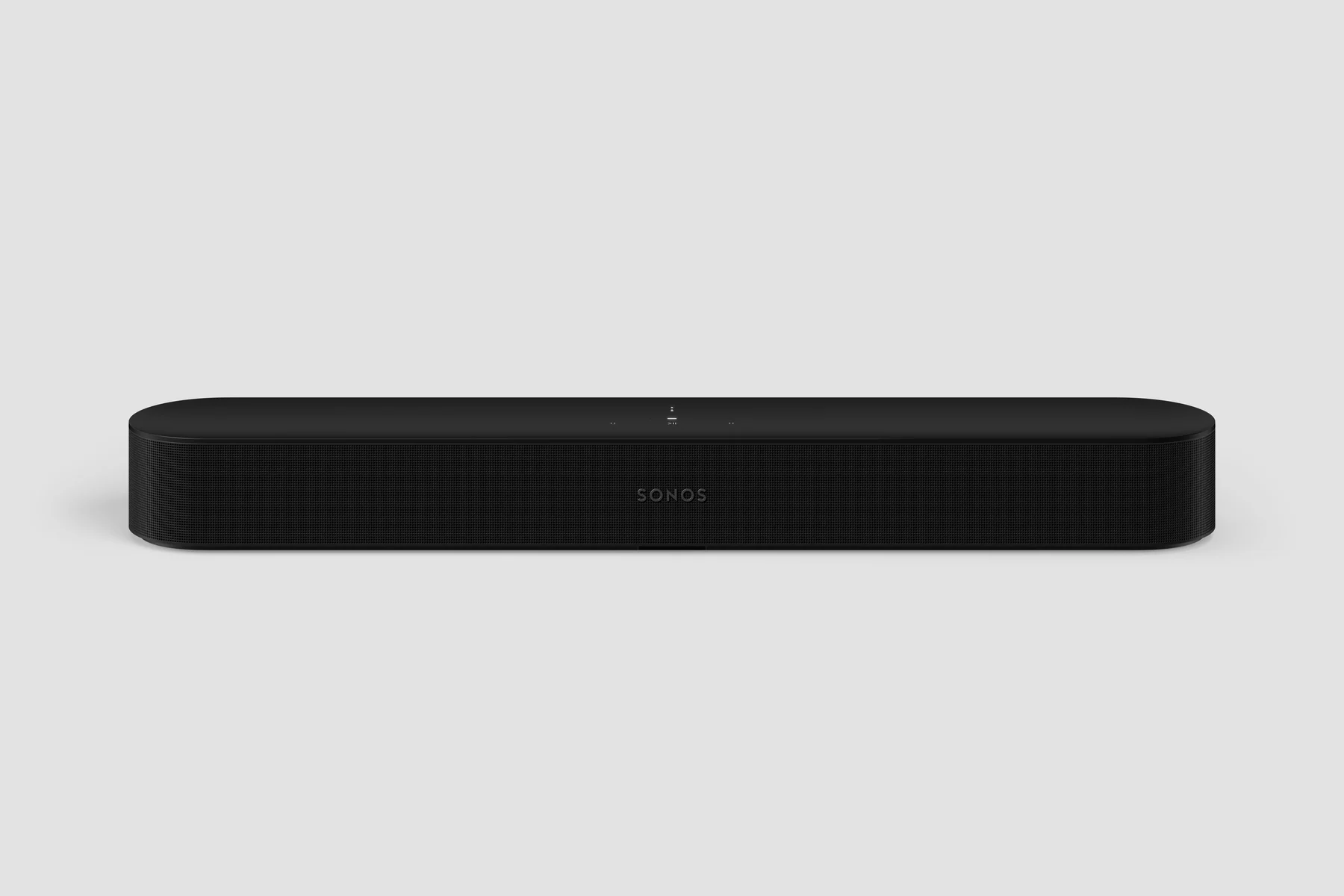 Frontansicht der Sonos Beam Gen 2 in Schwarz