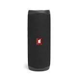 JBL Flip 5 Bluetooth Box (Wasserdichter, portabler Lautsprecher mit umwerfendem Sound, bis zu 12 Stunden kabellos Musik abspielen) schwarz