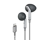 Libratone Q Adapt In-Ear Kopfhörer mit aktiver Geräuschunterdrückung in 4 Stufen (Lightning Anschluss für Apple iOS Geräte, ANC) stormy black