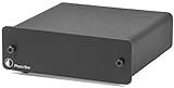 Pro-Ject Phono Box Vorverstärker MC-/MM-Tonabnehmern, Hartvergoldete RCA/Cinch-Buchsen schwarz