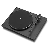 Pro-Ject Debut III Manueller Plattenspieler (MM-Tonabnehmer Ortofon OM 5E, Pro-Ject 8.6 Tonarm) matt-schwarz