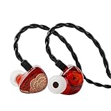 LINSOUL TANGZU x HBB XuanNv In-Ear-Monitor, 2 dynamische Treiber HiFi IEM Kopfhörer, Wired Gaming Ohrhörer mit 3D gedruckt Harz Shell, abnehmbare 2Pin Einkristall OFC Kabel für Musiker Audiophile