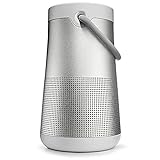 Bose SoundLink Revolve+, tragbarer 360°- Bluetooth - Lautsprecher mit langer Akkulaufzeit, Silber